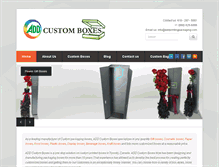 Tablet Screenshot of addcustomboxes.com